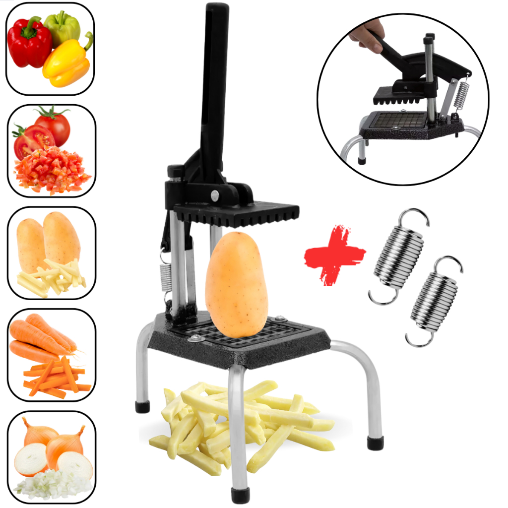 Fatiador Cortador e Picador de Legumes Cabrita Batata Frutas Luxo Reforçado