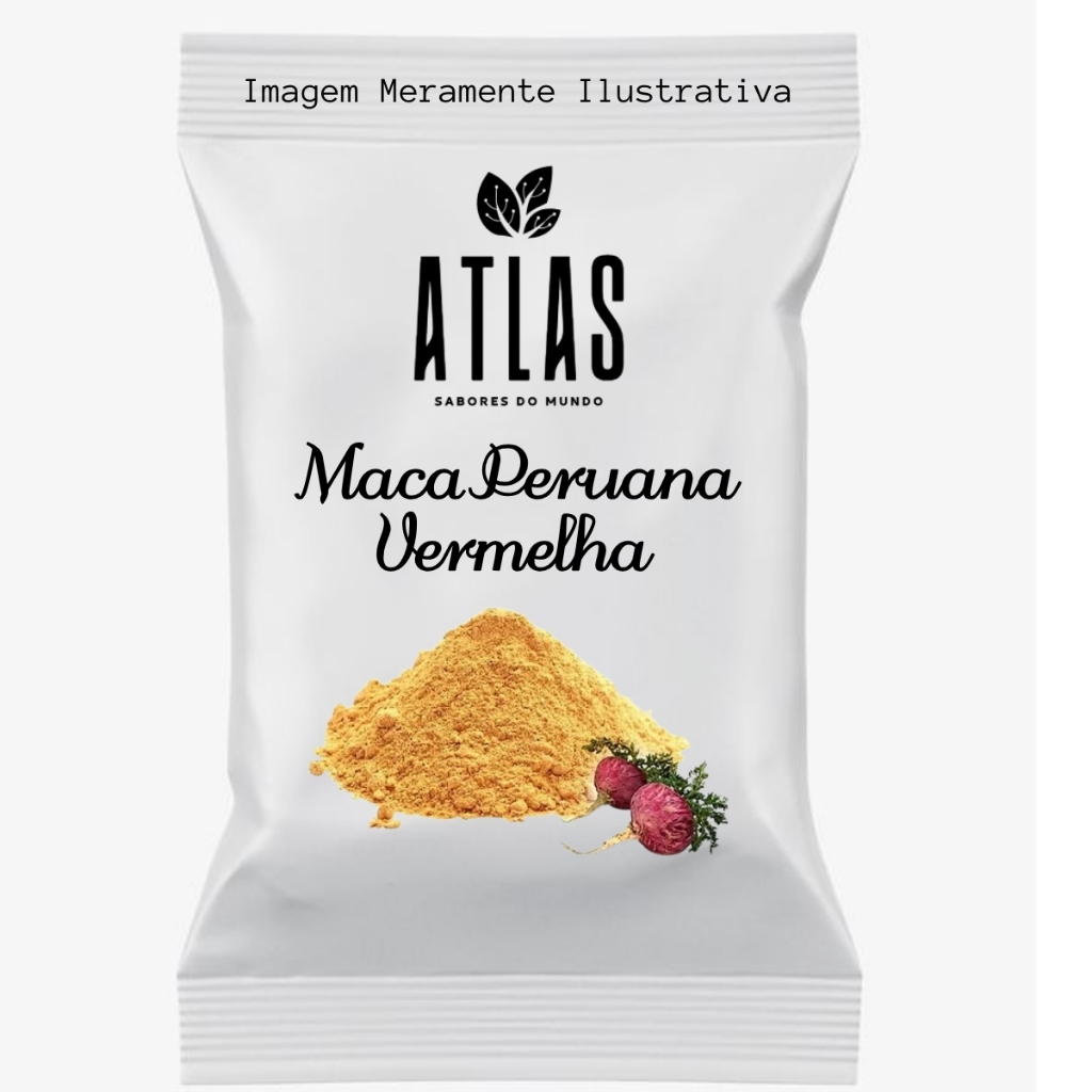 Maca Vermelha Feminina 200g - 500g- 1kg - Atlas Sabores do Mundo em Oferta na Shopee