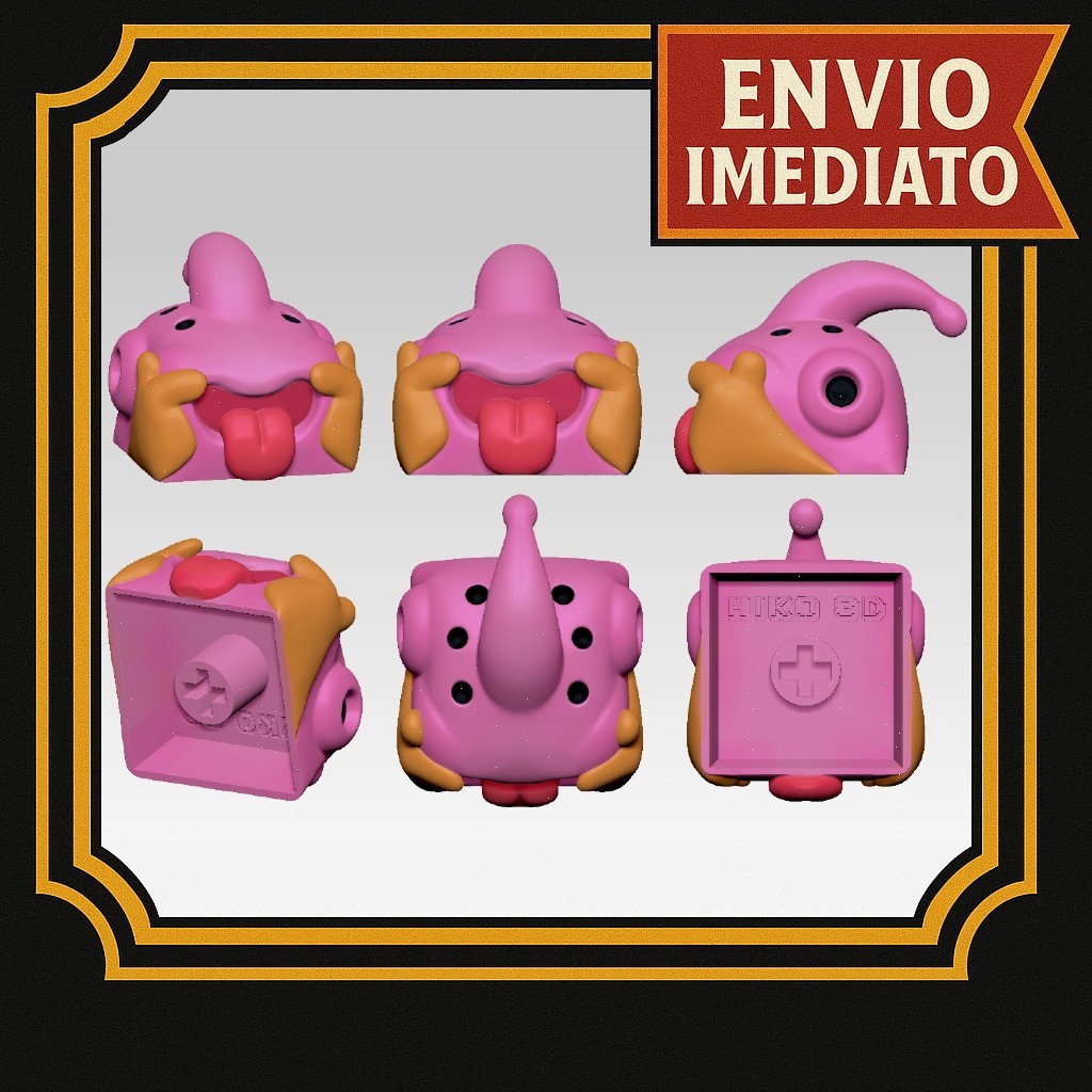 Keycap Tecla Artesanal Majinbuu Anime DragonBall - Majin buu Dragon Ball Anime