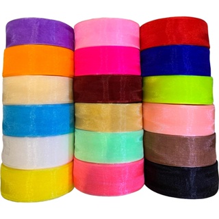 Fita de Organza Colorida para Laços e Presentes  N9/ 38mm – Alta Qualidade em Oferta na Shopee
