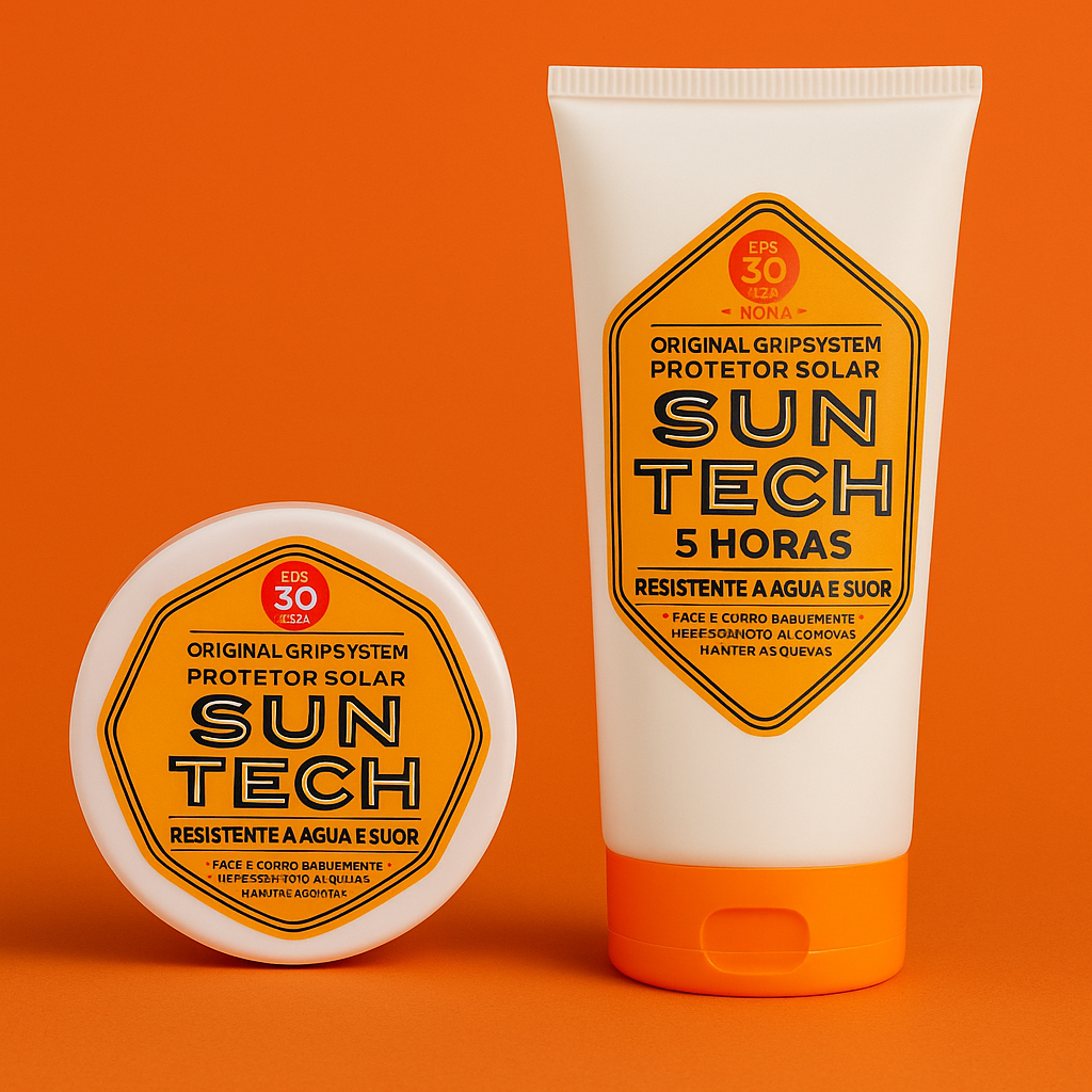 Protetor Solar Suntech FPS 30 - 180g: Alta Proteção e Grip para Atletas em Oferta na Shopee