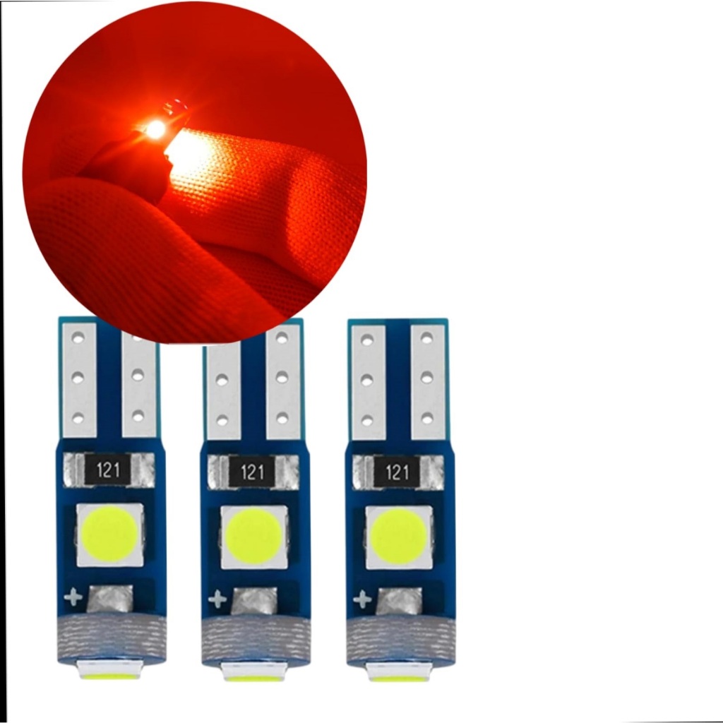 LAMPADA LED T5 PARA TOMADA 12V ACENDEDOR CIGARRO USB