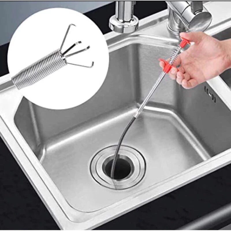 DESENTUPIDOR com Garra Para Ralo e Pia Pegador de Objetos 12131