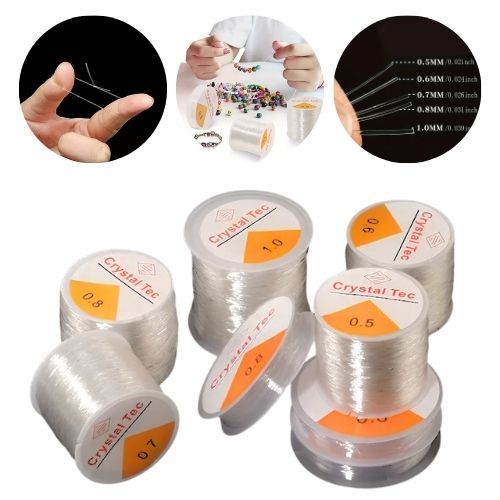 FIO DE SILICONE ATÉ 3 PÇS P/ MIÇANGAS IDEAL EM PULSEIRAS COLAR TERÇO E ARTESANATO em Oferta na Shopee