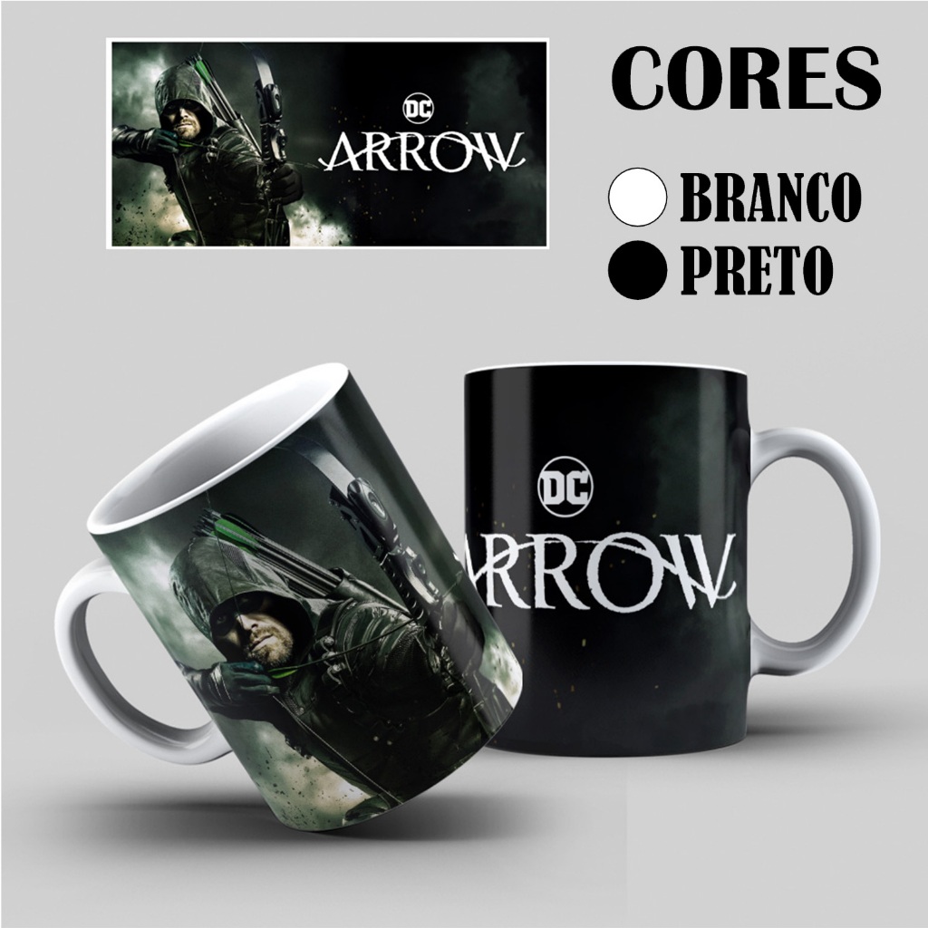 Caneca Arrow (Série): Vários Modelos - Casa e Louça