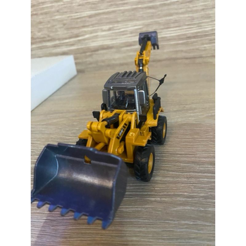 Brinquedo Maquina Retroescavadeira Trator Miniatura