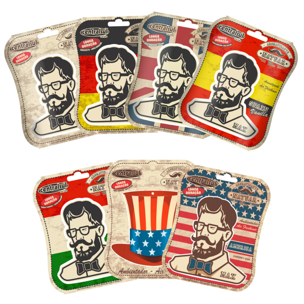 Aromatizante Miniatura Automotivo Cheirinho para Carro Central Sul em Oferta na Shopee