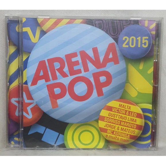 Cd - Arena Pop Som Livre  2015 Malta Victor & Leo Gusttavo Lima Sorriso Maroto Jorge & Mateus Mc Koringa Titãs Raimundos