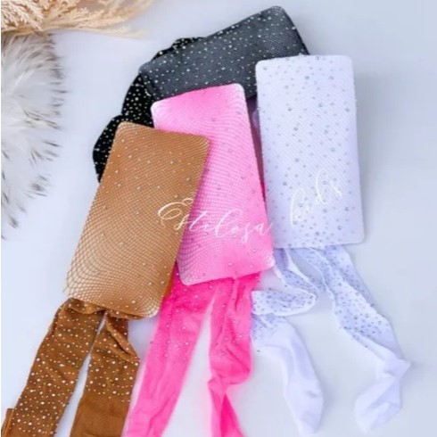 Meia Calça Arrastão Infantil Nude Preto Brilho Stras Criança rosa branco entrega rapida em Oferta na Shopee