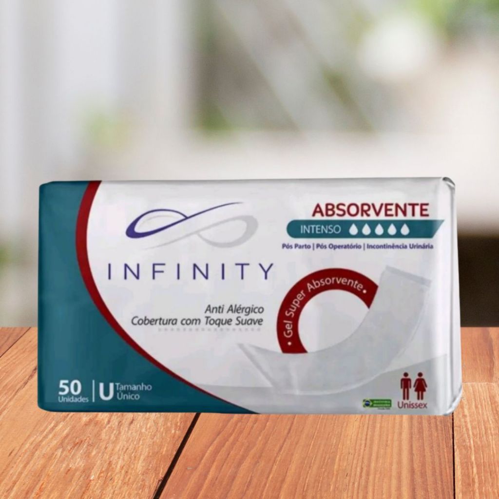 Absorvente Geriátrico Intenso Infinity – Pacote Econômico com 50 Unidades ! Entrega Rápida