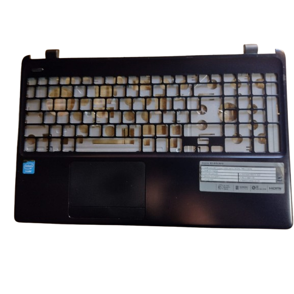 carcaça tampa teclado notebook acer e1 532 / e1 572 semi novo original c/ teclado