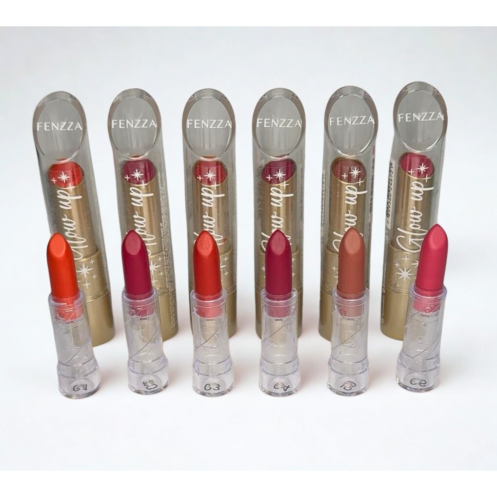Batom Fenzza Glow up Batom Matte Super Fixação Promoção Batom Nude