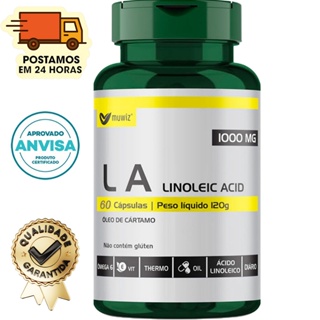 Óleo De Cártamo - 60 Cápsulas 1000mg - Muwiz em Oferta na Shopee