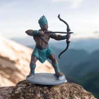 Oxossi em Resina *NOVO MODELO EXCLUSIVO* - Impressão 3D em Oferta na Shopee