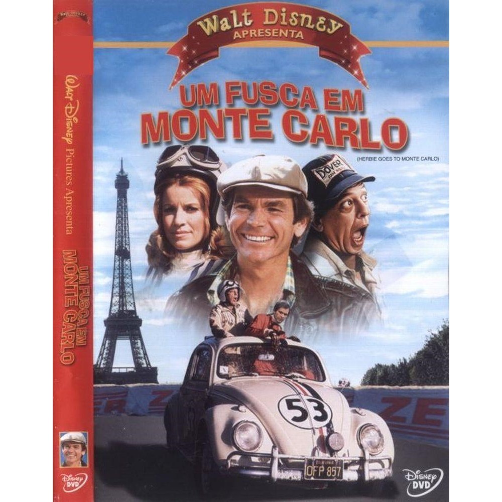 Dvd Filme: Herbie 3 - Um Fusca Em Monte Carlo (1977)