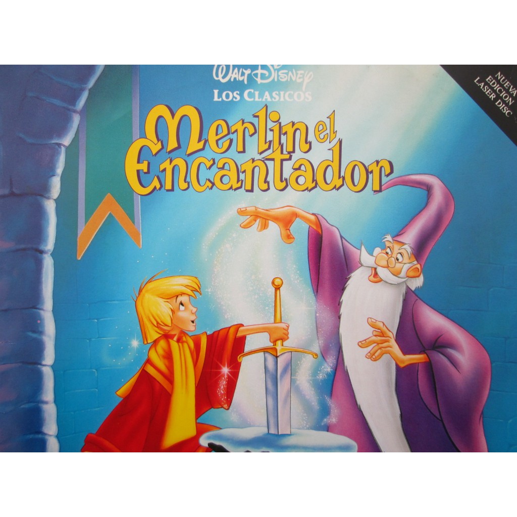 Laser Disc / LD / Didital Sound - MERLIN / WALT DISNEY/ IMPORTADO / USA /A Midia Do LD Esta Impecável /Raríssimo