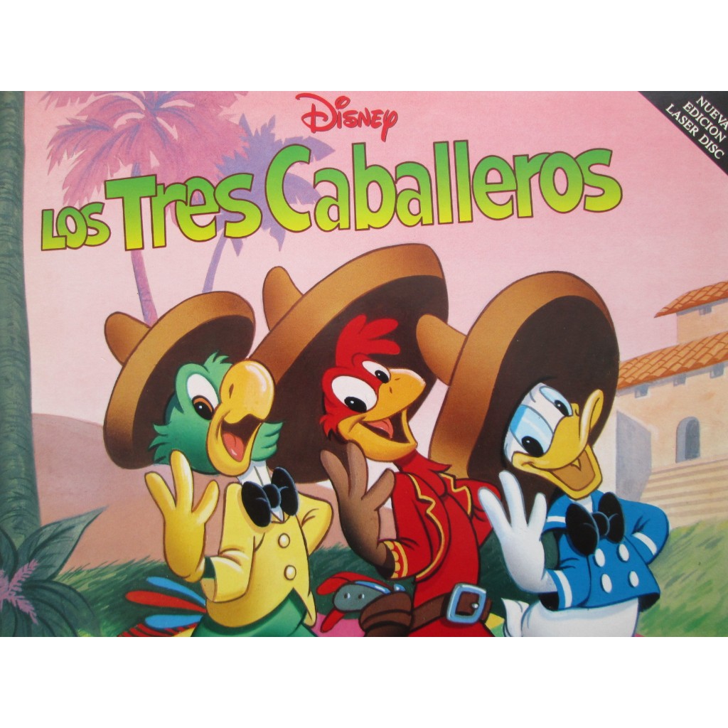 Laser Disc / LD / Didital - OS TRÊS CAVALEIROS / WALT DISNEY/ IMPORTADO/ USA /A Midia Do LD Esta Impecável