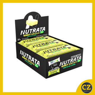 Whey Grego Bar Torta de Limão 12X40g - Nutrata em Oferta na Shopee