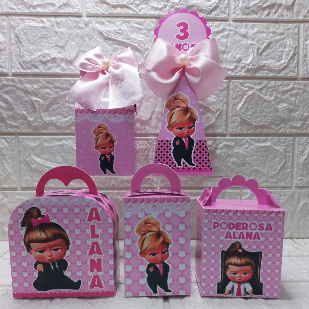 Kit de Personalizados Poderosa Chefinha, lembrancinha Poderosa Chefinha. caixinhas Poderosa Chefinha