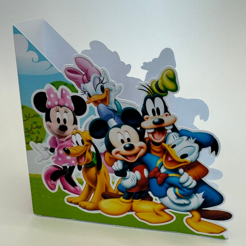 Centros de mesa porta guardanapo SEM NOME - PRONTA ENTREGA turma do Mickey para colar