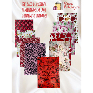 Kit 50 Sacos Feminino Sortidos em Oferta na Shopee