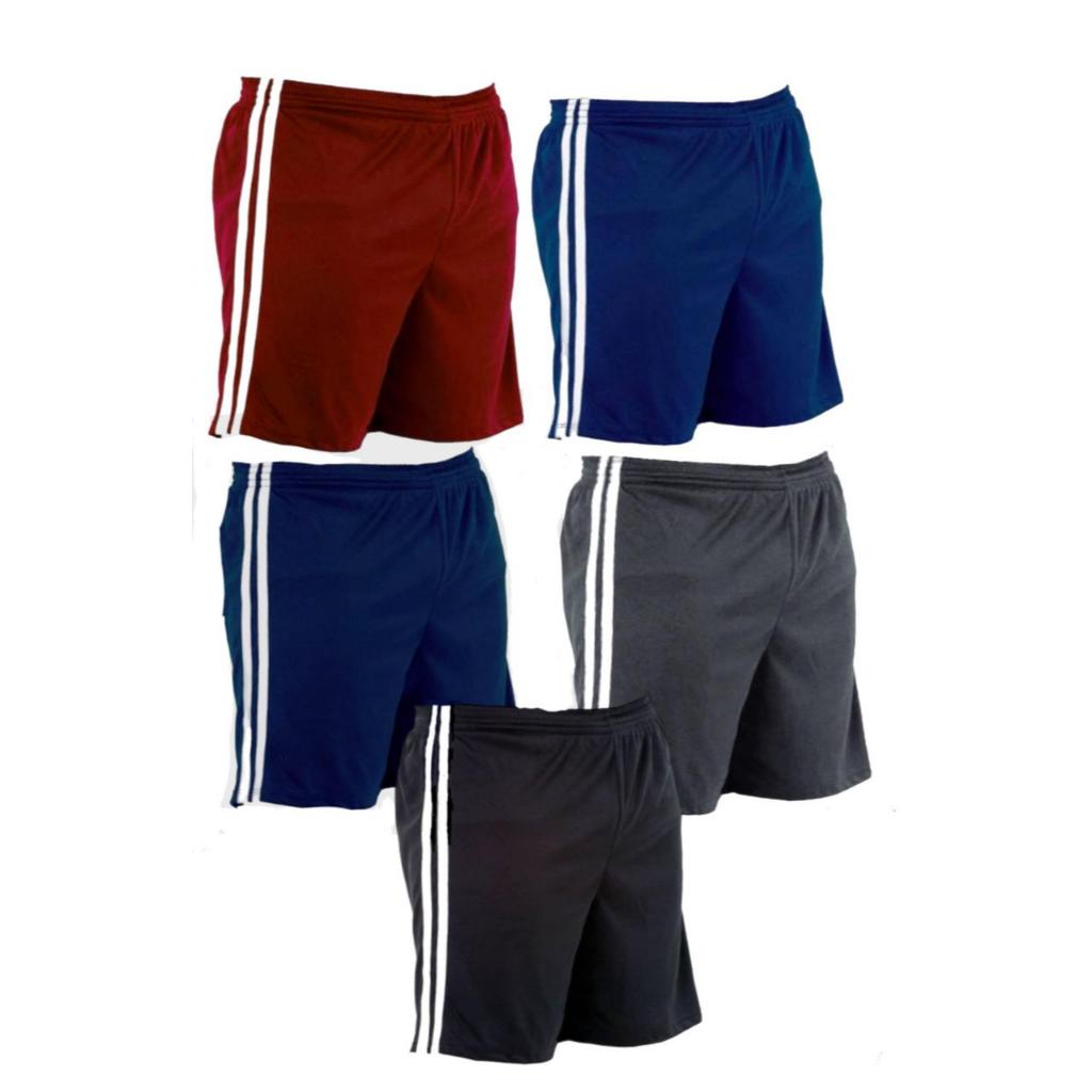 KIT 5 SHORT PLUS - Short Masculino Esportivo -Futebol, Corrida, Academia, Piscina, Praia