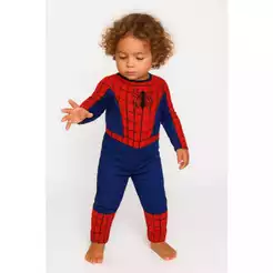 Roupa Fantasia Infantil musculo 3D com Máscara Menino