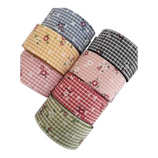 Kit Fita Quadriculada Importada Flor para laços e artesanto em Oferta na Shopee