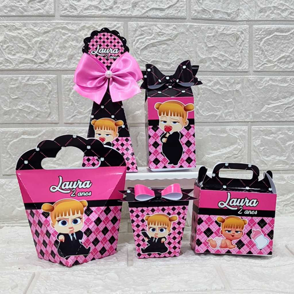 Caixinha A PODEROSA CHEFINHA Decoração Festa Aniversário Lembrancinha