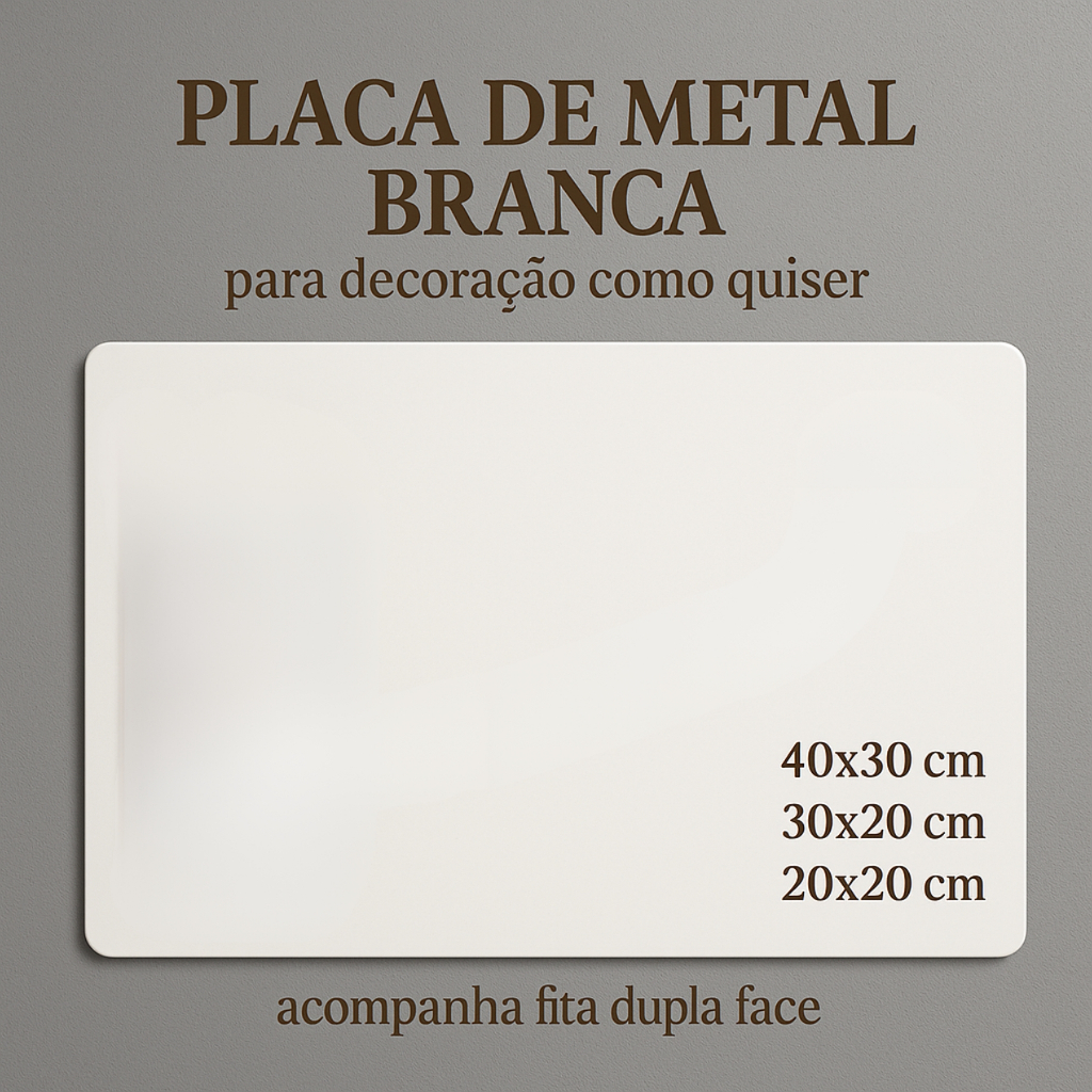Painel de Fotos Quadro Metálico Placa Decorativa Metal Para Personalizar Desenho Imã Adesivos Fotos