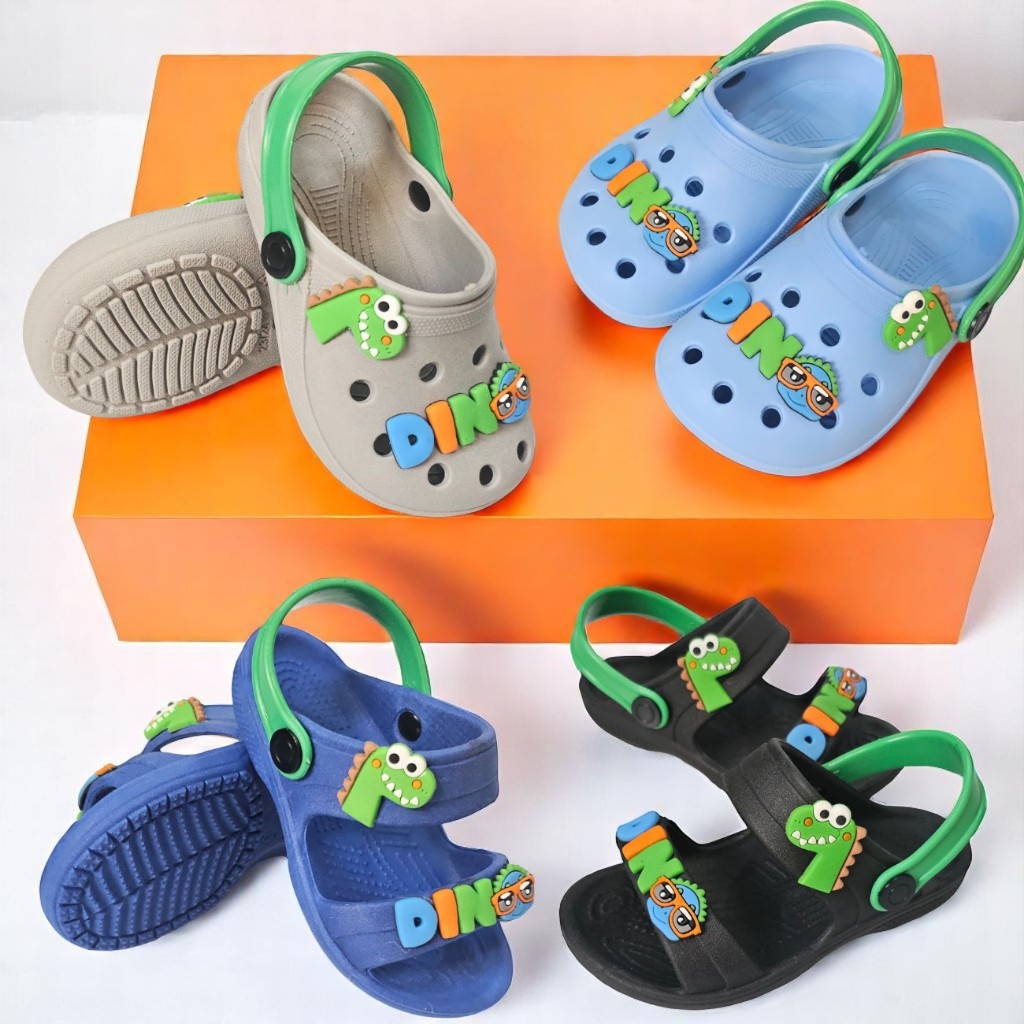 SANDALIA INFANTIL PAPETE MENINO BABUCHE DINOSSAURO DINO MACIA LEVE CONFORTAVEL DIVERTIDA PROMOÇÃO em Oferta na Shopee
