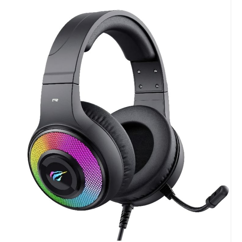 Headset Gamer HAVIT H2042D, RGB, Driver 50mm, USB e P2 Preto