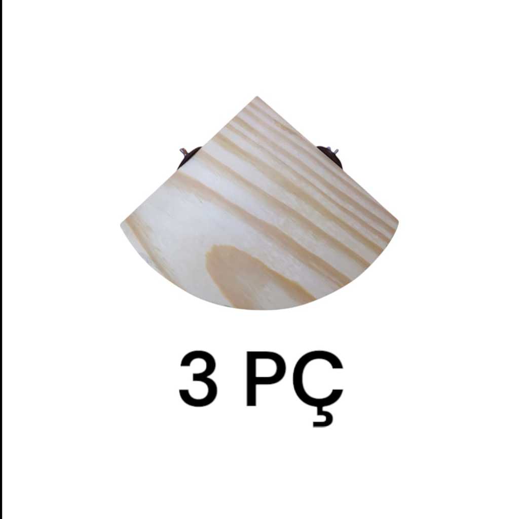 Poleiro De Canto -3 Unidades