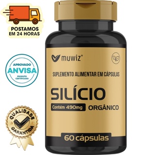 Silício Orgânico - 60 Cápsulas 490mg - Muwiz em Oferta na Shopee