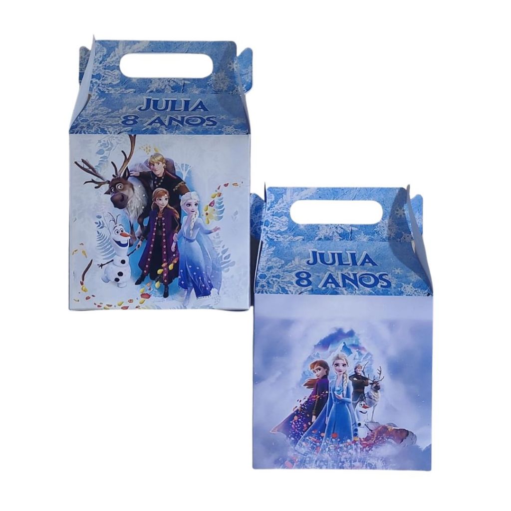 Caixinhas Lembrancinha Frozen Olaf Festa de Aniversário Maletinhas Personalizado Com NOME e IDADE Festa de Aniversário
