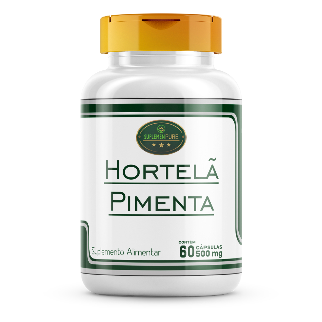 Hortelã Pimenta ( Extrato Mentha x Piperita ) 500 Mg - 60 cápsulas
