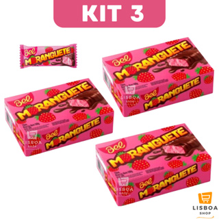 Moranguete Chocolate Kit 3 Caixinhas 108g C/12un - Bel em Oferta na Shopee
