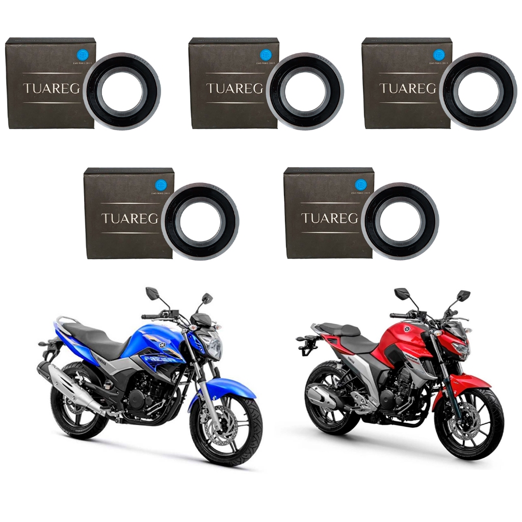Kit Rolamentos da Roda Dianteira e Traseira Fazer 250 11 à 23 Tuareg em Oferta na Shopee
