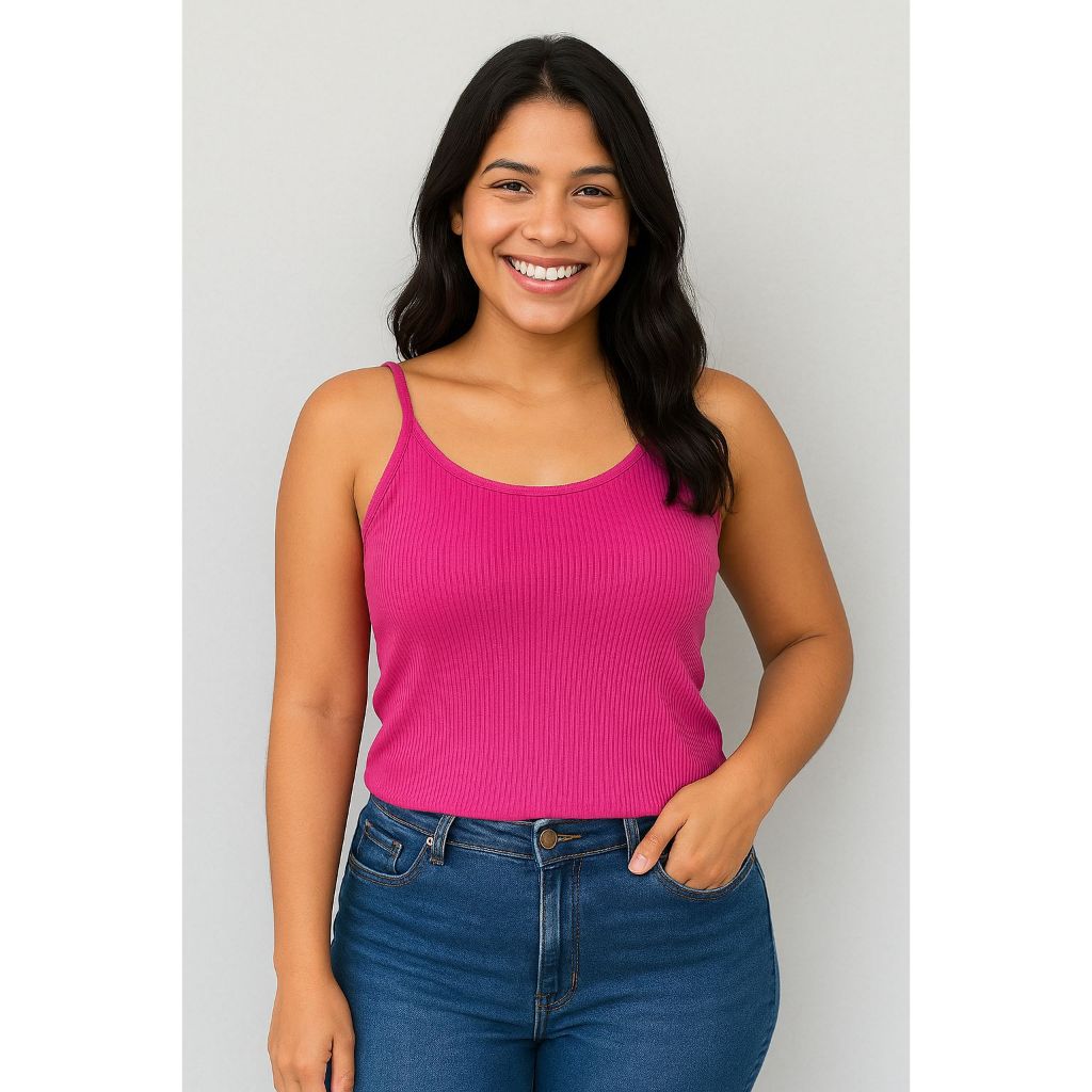 Blusa Canelada Feminina Alça Fina – Confortável e Estilosa 🛍️🔥