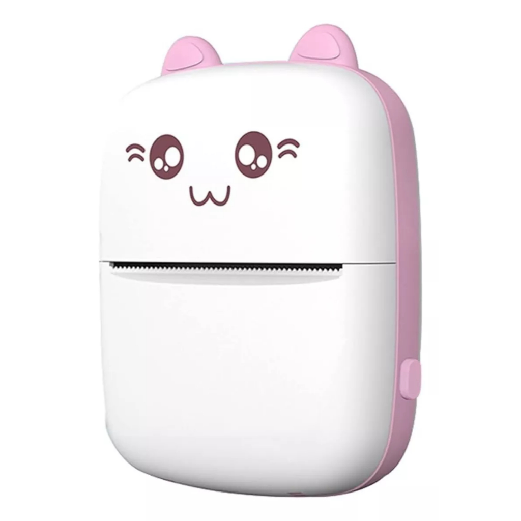 Mini Impressora Térmica Bluetooth Portátil | Sem Tinta | Bateria Recarregável