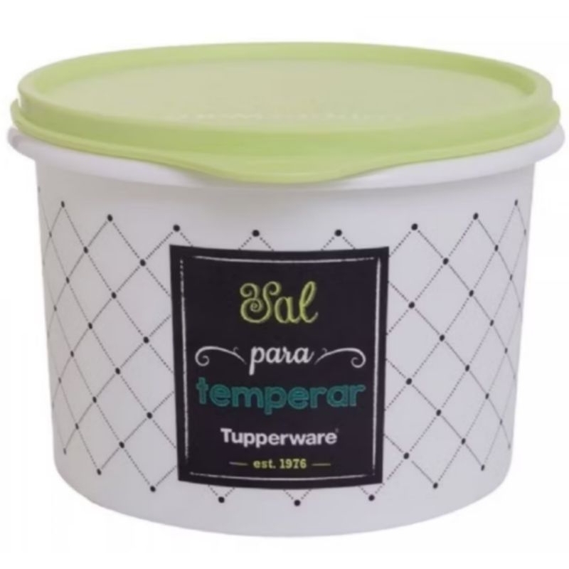 Caixa de Sal  bistrô tupperware 1.3kg