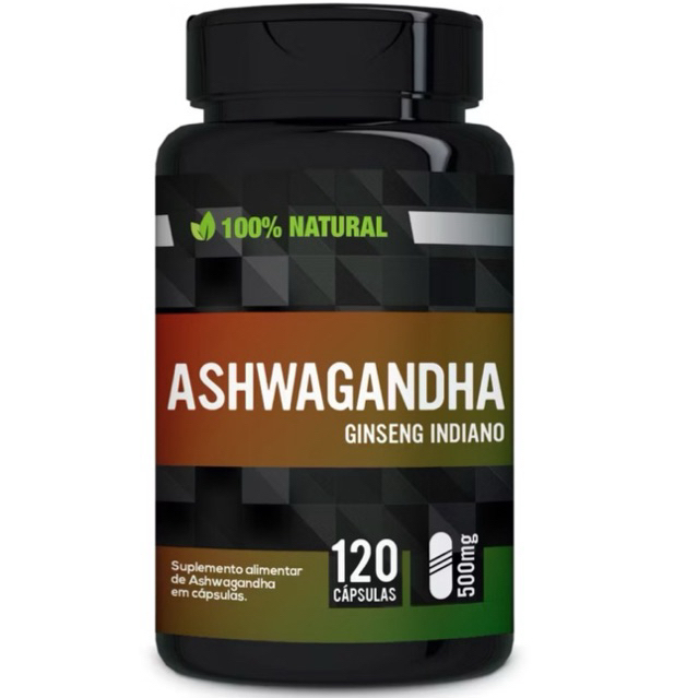Ginseng Indiano Ashwagandha 500 Mg 120 Caps - 100% Natural