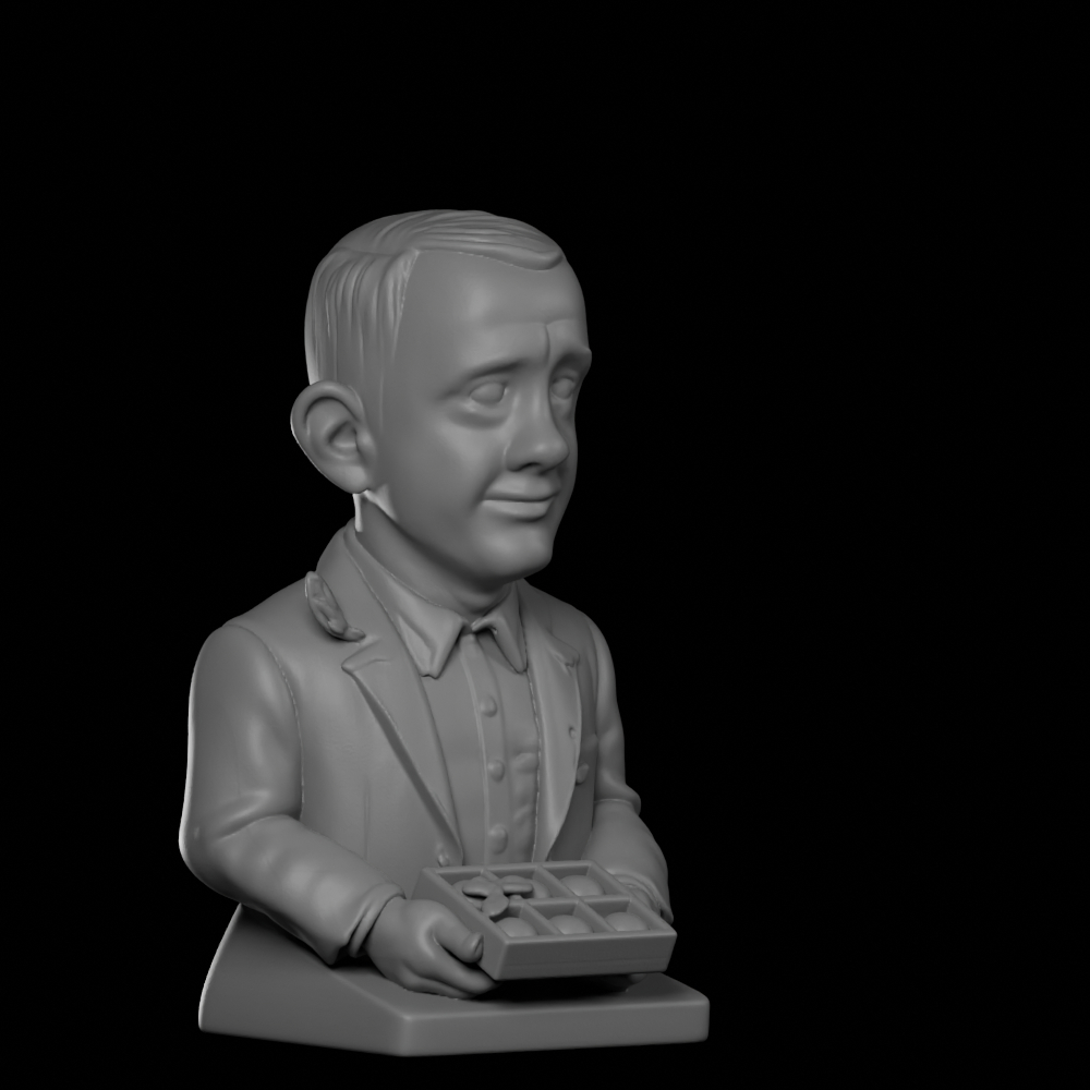 Busto Forrest Gump | Colecionável Clássico de Cinema