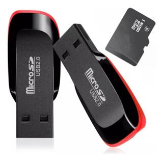Leitor Gravador Adaptador USB leitor de cartão de memória micro SD 2.0 universal - ENVIO IMEDIATO em Oferta na Shopee