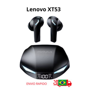 Fone De Ouvido Tws Lenovo Thinkplus XT53 Bluetooth Gamer, Resistente à Água, Som Imersivo e Conforto