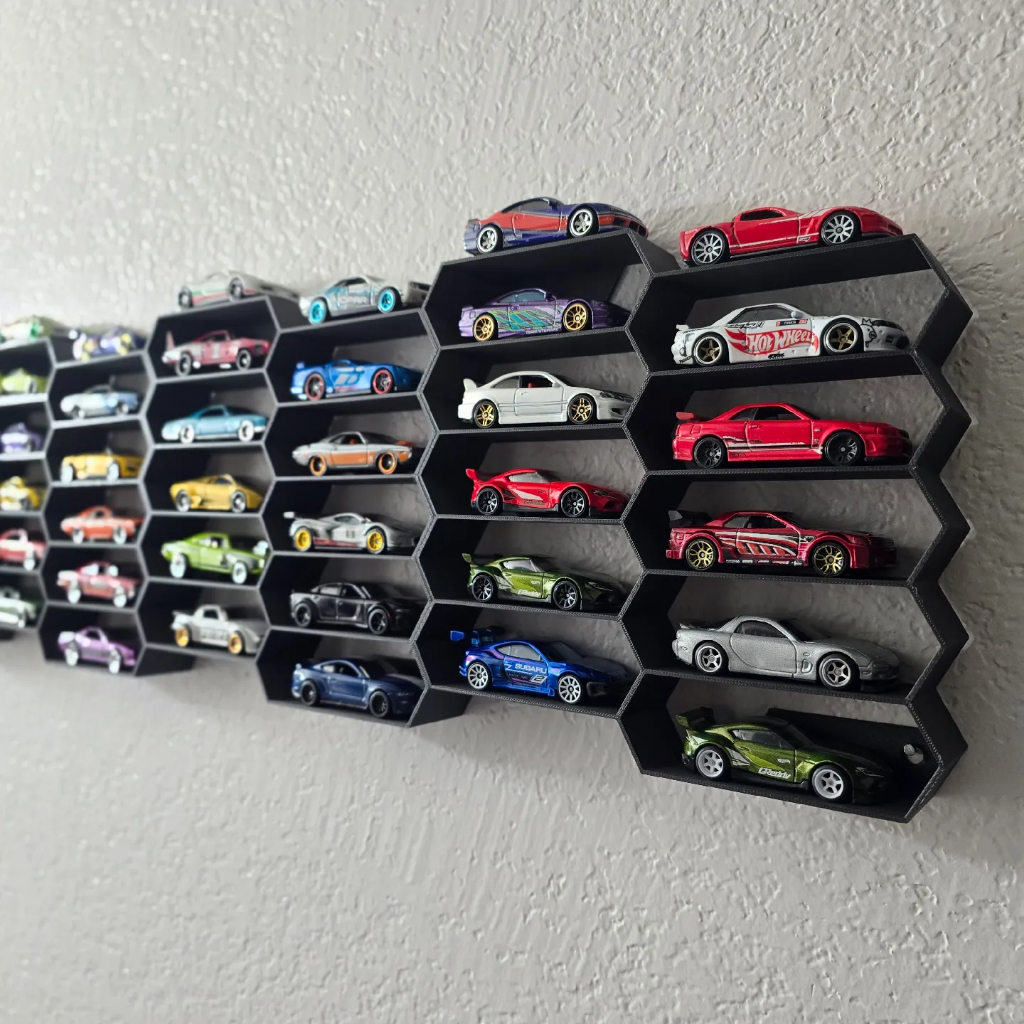 Display Prateleira Hot Wheels Estante Modular Para Parede Carrinho Gearhead Miniaturas 10/20 Carrinhos
