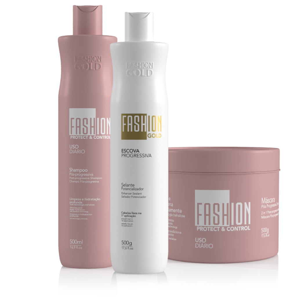 Kit Escova Progressiva 500g - Fashion Gold