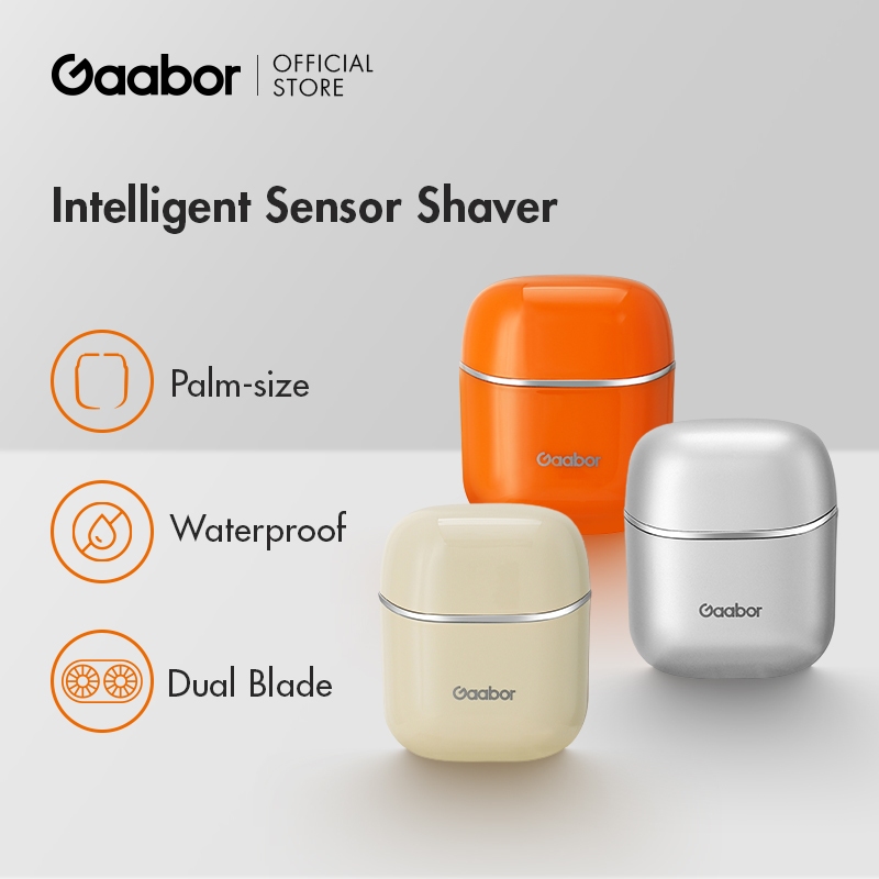 Gaabor Aparador Masculino Carregamento Tipo-C Barbeador Portátil à Prova d'Água Lâmina Dupla Presente ER-T01 em Oferta na Shopee