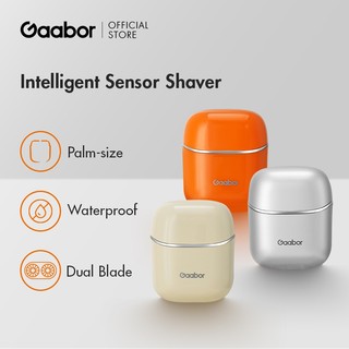 Gaabor Aparador Lavável 60min Autonomia Tipo-C Lâmina Dupla Bivolt Barbeador Portátil ER-T01