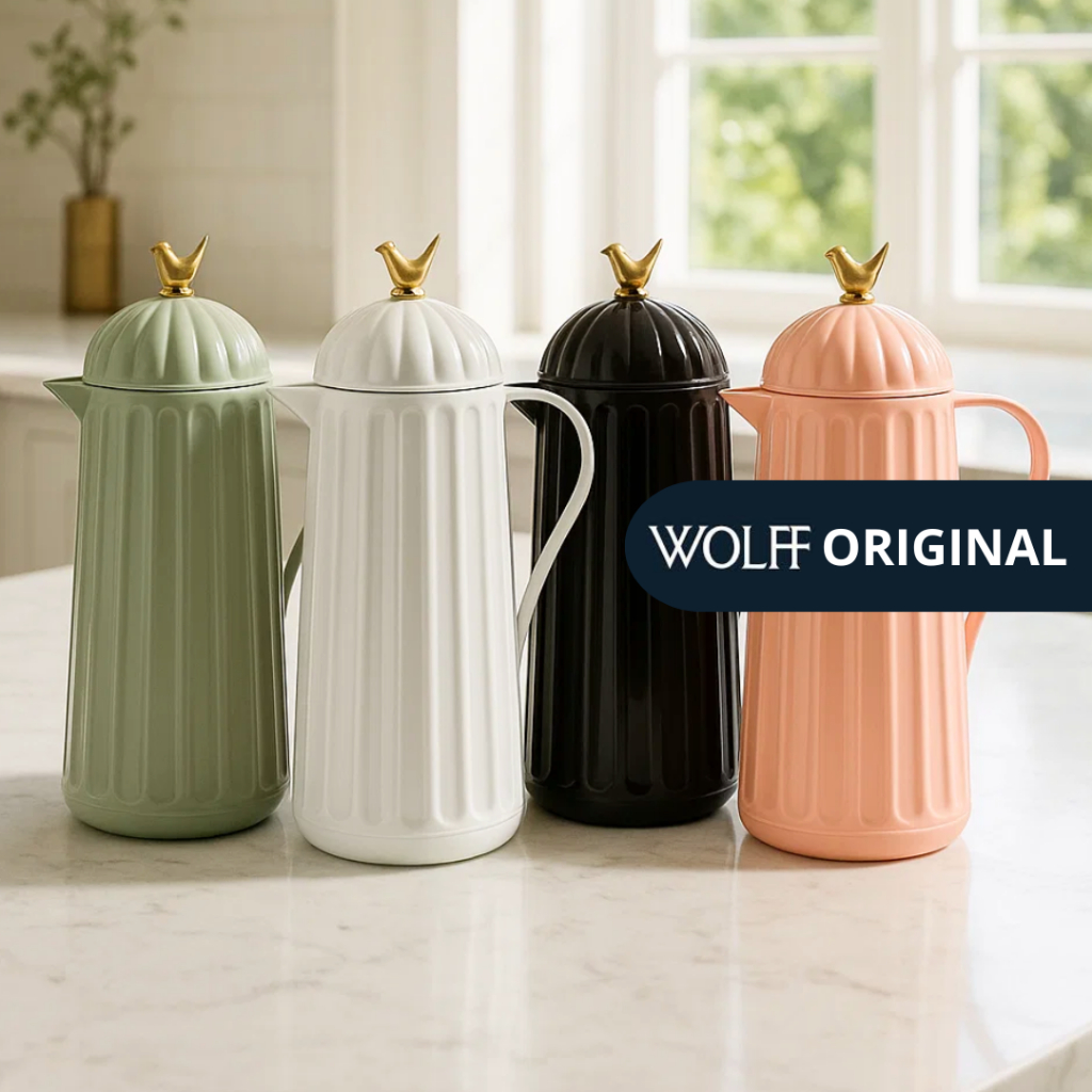 Garrafa Térmica Bird Branca Rosa Preta Menta 1 Litro - Wolff Original em Oferta na Shopee